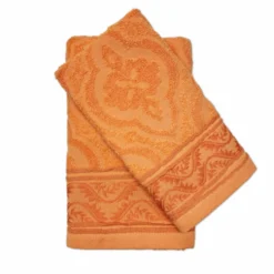 Coppia asciugamani Kal Arancio