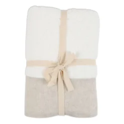 Coppia Asciugamani Natural Lino Panna
