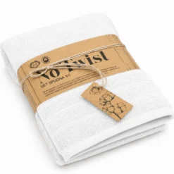 Coppia asciugamani No Twist Bianco