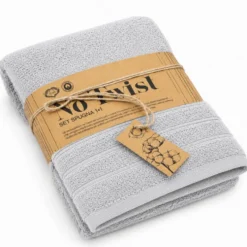 Coppia asciugamani No Twist Grigio