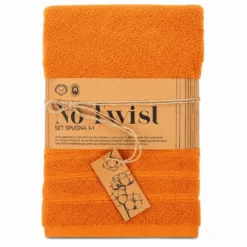 Coppia asciugamani No Twist Ruggine