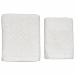 Coppia asciugamani Pop Corn Bianco