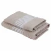 Coppia asciugamani Spugna Jacquard Wyle Sabbia