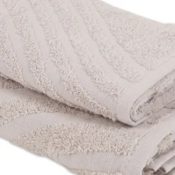 Coppia asciugamani Spugna Jacquard Norv Sabbia