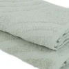 Coppia asciugamani Spugna Jacquard Norv Salvia