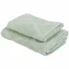Coppia asciugamani Spugna Jacquard Rendel Salvia