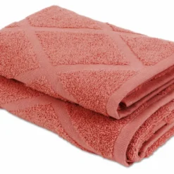 Coppia asciugamani Spugna Jacquard Rendel Ruggine