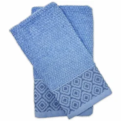 Coppia asciugamani Wilson Blu