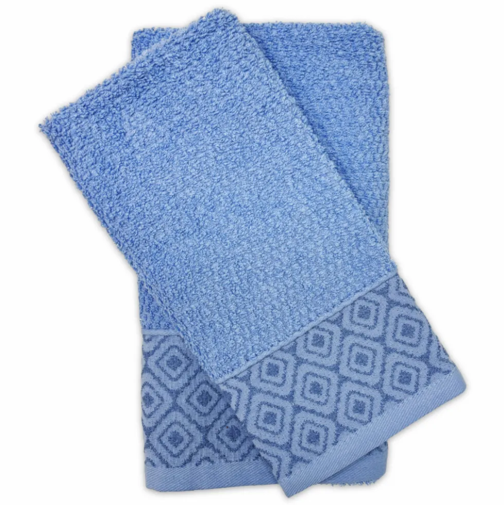 Coppia asciugamani Wilson Blu