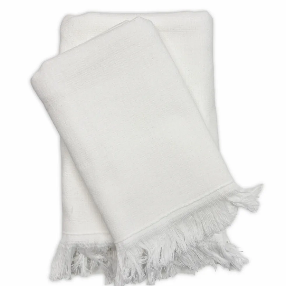Coppia asciugamani Yuki Bianco
