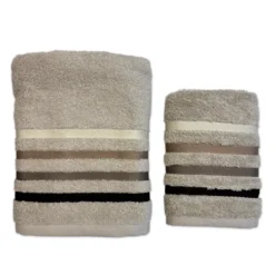 Coppia asciugamani Zeus Beige