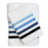 Coppia asciugamani Zeus Bianco/Blu