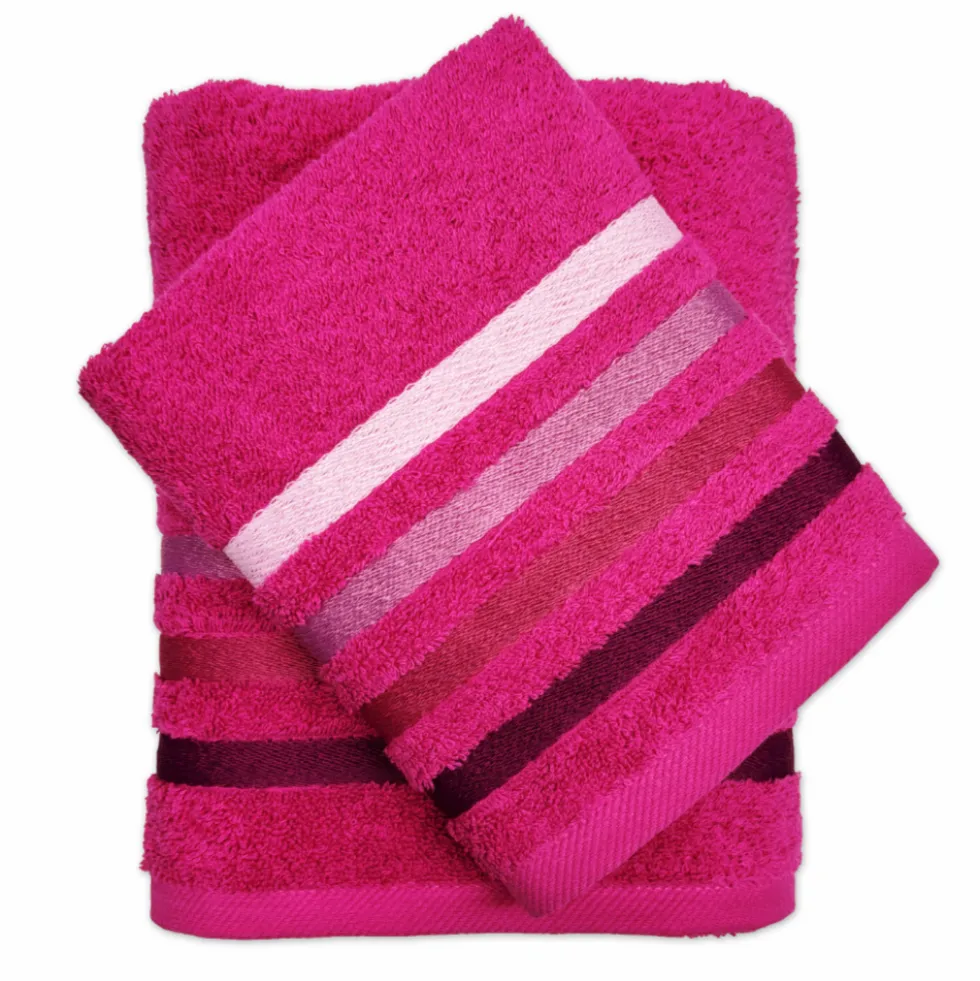 Coppia asciugamani Zeus Fucsia