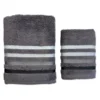 Coppia asciugamani Zeus Grigio Piombo