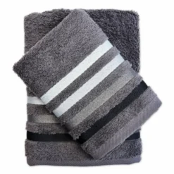 Coppia asciugamani Zeus Grigio Piombo