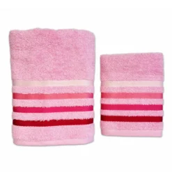 Coppia asciugamani Zeus Rosa