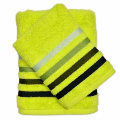 Coppia asciugamani Zeus Verde Acido