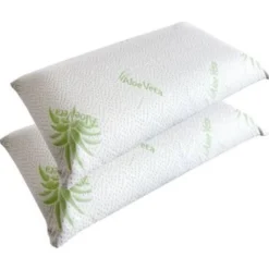 Coppia federe Aloe Vera con Zip