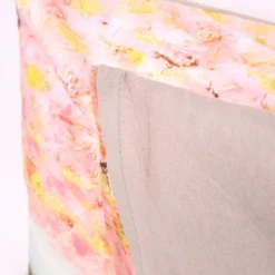Coppia Federe Decoration Disegno 12 Alberi Fiori Rosa