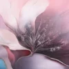 Coppia Federe Decoration Disegno 10 Fiori Rosa Azzurro