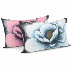 Coppia Federe Decoration Disegno 07 Maxi Fiori