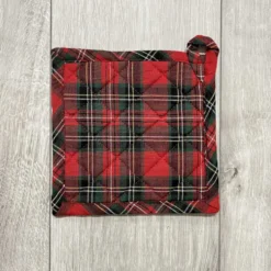 Coppia presine Check Tartan rosso