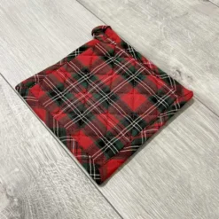 Coppia presine Check Tartan rosso