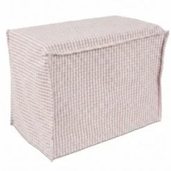 Copriaffettatrice in Cotone Quadretto piccolo Rosa