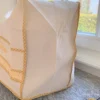 Copriaffettatrice ricamato giallo grande