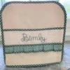 Copri Bimby ricamato verde