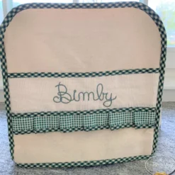 Copri Bimby ricamato verde