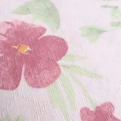 Copridivano Copriletto in piquet Primavera Rosa Matrimoniale