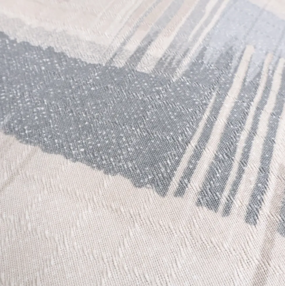 Copridivano Copriletto in piquet Zig Zag Moderno Beige Matrimoniale