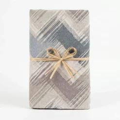 Copridivano Copriletto in piquet Zig Zag Moderno Beige Singolo