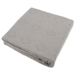 Copridivano Copriletto Jacquard Wenda Grigio 260x260