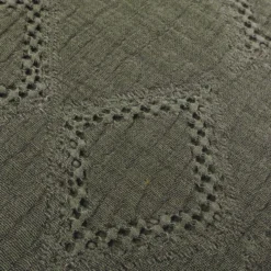 Copridivano Copriletto Jacquard Wenda Verde 260x260
