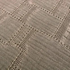 Copridivano Copriletto Jacquard Mirion Tortora 260x260