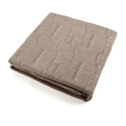 Copridivano Copriletto Jacquard Mirion Tortora 260x260