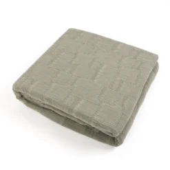 Copridivano Copriletto Jacquard Mirion Verde 260x260