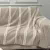 Copridivano Copriletto Tilly Fondo Marrone Riga Beige 250x250