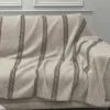 Copridivano Copriletto Tilly Fondo Beige Riga Marrone 170x250