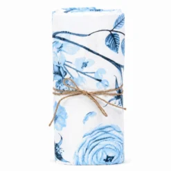 Copridivano Copritutto cotone leggero Alys Azzurro 260 x 295