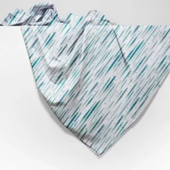 Copridivano copritutto cotone leggero Lyra riga azzurra 260 x 295