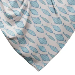 Copridivano copritutto cotone leggero Merida pesci tiffany 260 x 295