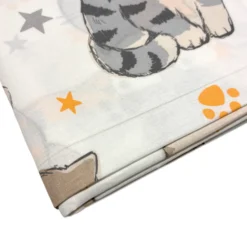 Copridivano copritutto cotone leggero gatti e gomitoli 260 x 290