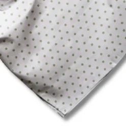 Copridivano Copritutto cotone leggero manhattan pois verde 260 x 280