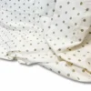 Copridivano Copritutto cotone leggero pois lino 260 x 280