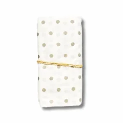 Copridivano Copritutto cotone leggero pois lino 260 x 280