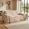 Copridivano copritutto cotone leggero Cani 170 x 290