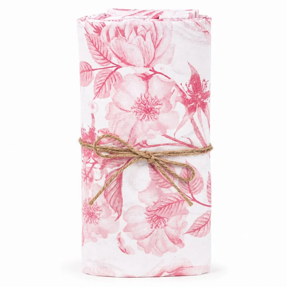 Copridivano Copritutto cotone leggero Alys Rosa 170 x 295